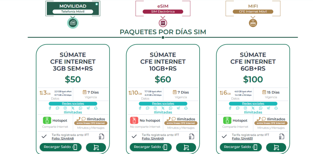 CFE garantiza conectividad en todo México con Internet desde $95 pesos 2 precios