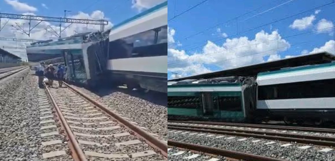 Descarrilamiento del Tren Maya en Izamal, Yucatán, sin lesionados