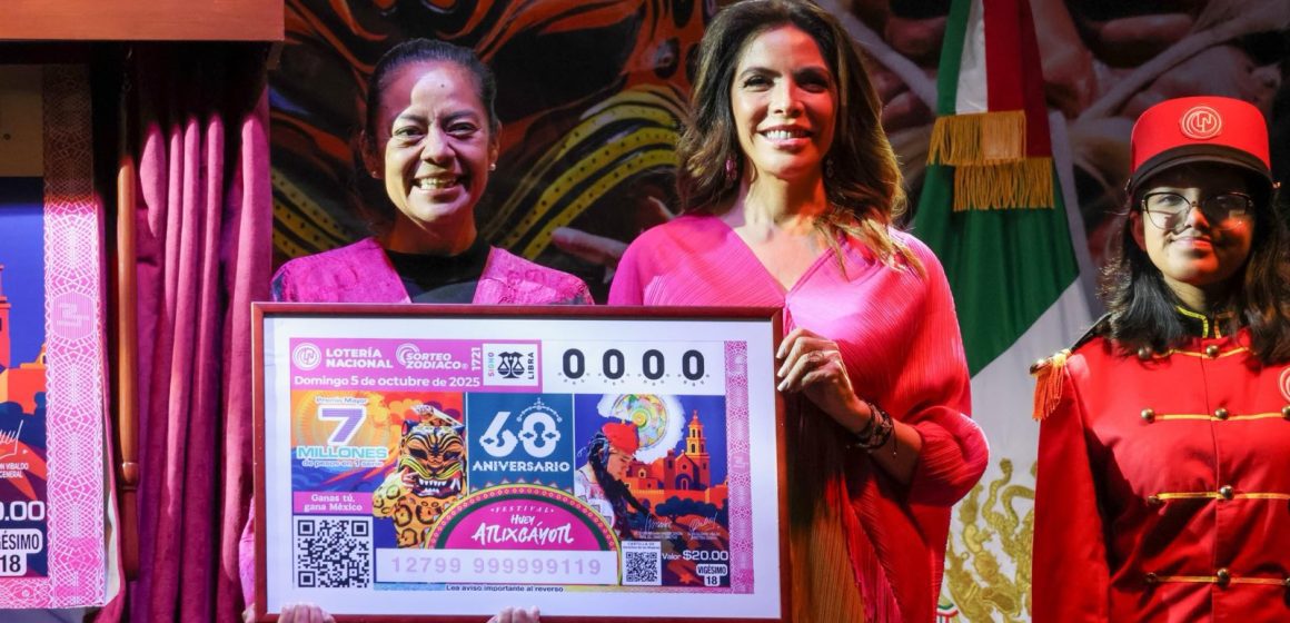 Lotería Nacional honra el patrimonio cultural de México con el billete conmemorativo del Huey Atlixcáyotl