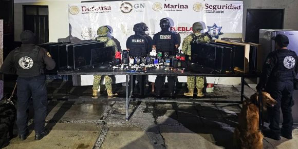 Realizan SSP, SEMAR y DEFENSA revisión en el penal de Tehuacán