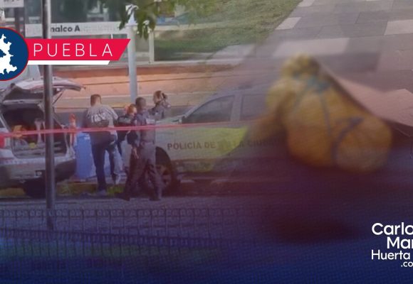 Cadáver abandonado en el parque de Analco, corresponde a un comerciante tlaxcalteca