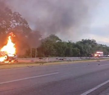 Accidente en la carretera Mérida-Campeche deja 15 muertos