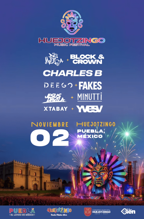 Anuncian Huejotzingo Music Festival 2025 con una cartelera de DJs internacionales