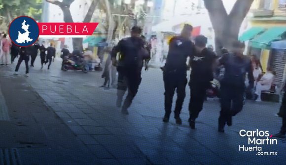 Asaltantes detenidos en pleno Centro Histórico tras persecución policial
