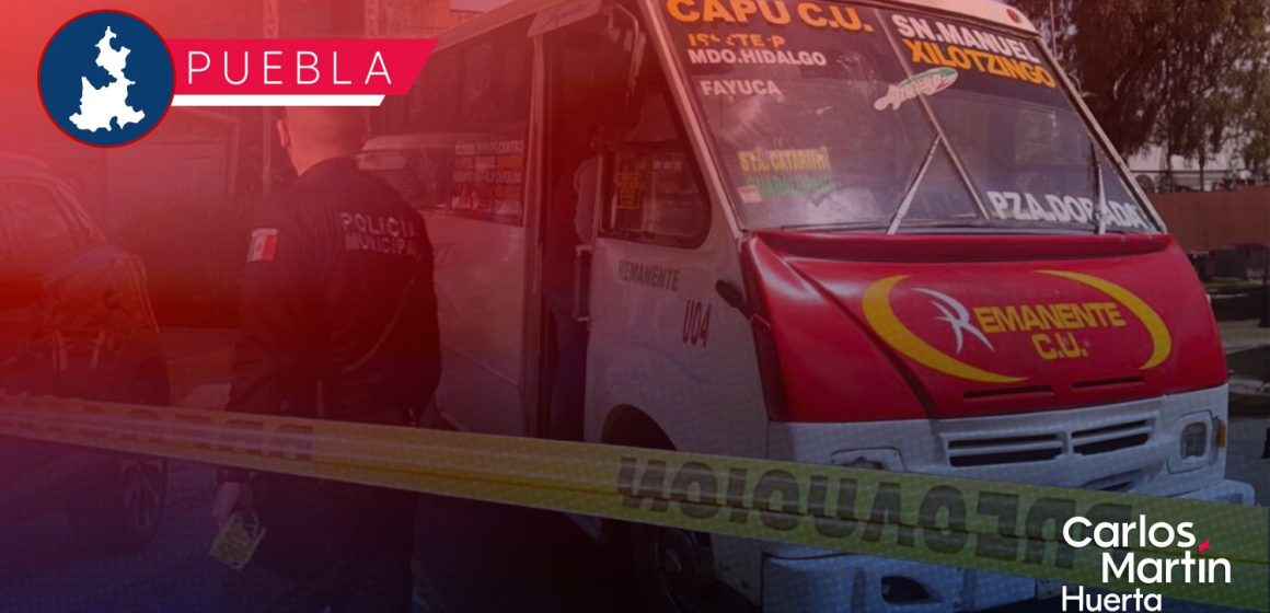 Chofer de la Ruta CU recibe balazo durante asalto en el Centro Histórico