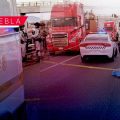 Peatón murió tras ser atropellado en la autopista Puebla-Orizaba