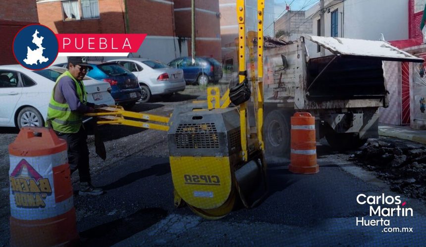 Bacheando Puebla ‘Bacheando Puebla’ supera los 153 mil baches atendidos; la meta es llegar a 200 mil
