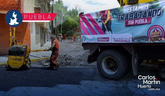 Bacheando Puebla Intensifican campaña “Bacheando Puebla” para mejorar la movilidad capitalina