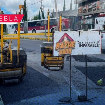 Bacheando Puebla: Cuadrillas reparan calles y avenidas estratégicas este 30 de septiembre