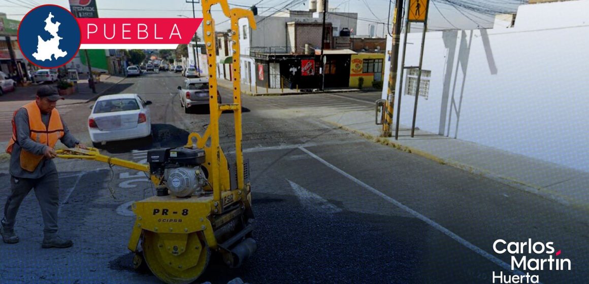 Bacheando Puebla: Estas calles tendrán trabajos de bacheo este 1 de septiembre