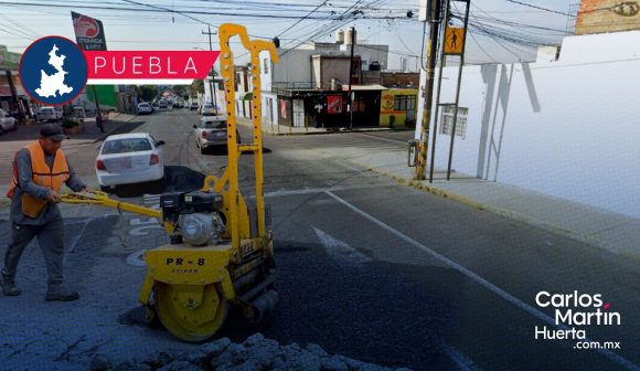 Bacheando Puebla: Estas calles tendrán trabajos de bacheo este 1 de septiembre