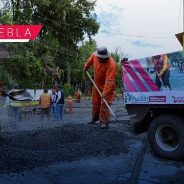 Bacheando Puebla: Estas calles tendrán trabajos de bacheo este 4 de septiembre