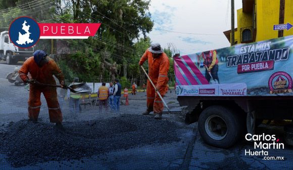 Bacheando Puebla: Estas calles tendrán trabajos de bacheo este 4 de septiembre