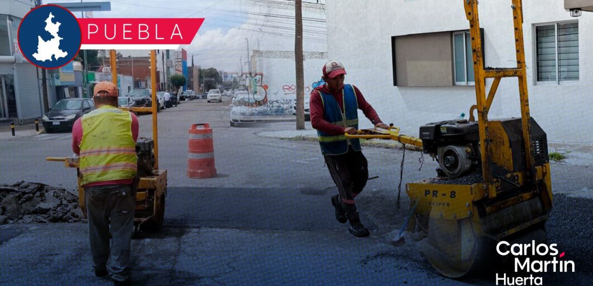 Bacheando Puebla: Estas calles tendrán trabajos de bacheo este 5 de septiembre