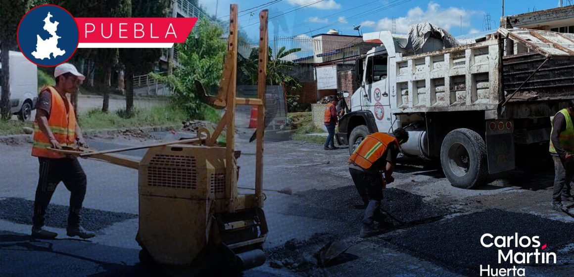 Bacheando Puebla: Estas calles tendrán trabajos de bacheo este 9 de septiembre