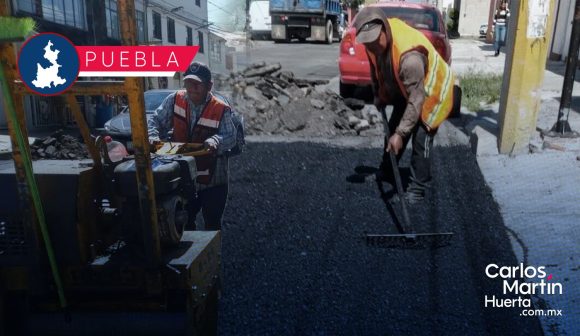 Bacheando Puebla: avance en la atención de baches y vialidades principales este 23 de septiembre