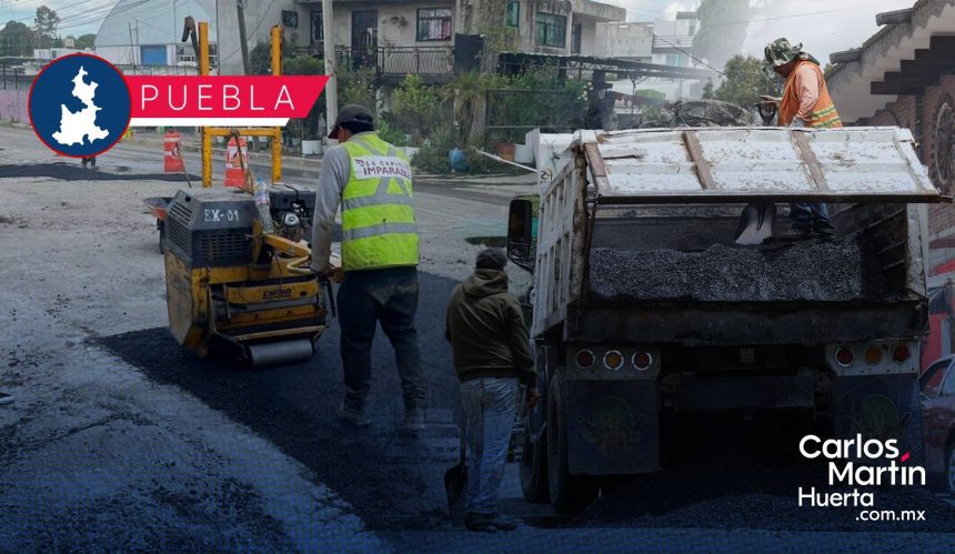 Puebla capital destinará 200 mdp para atender 300 mil baches en 2026