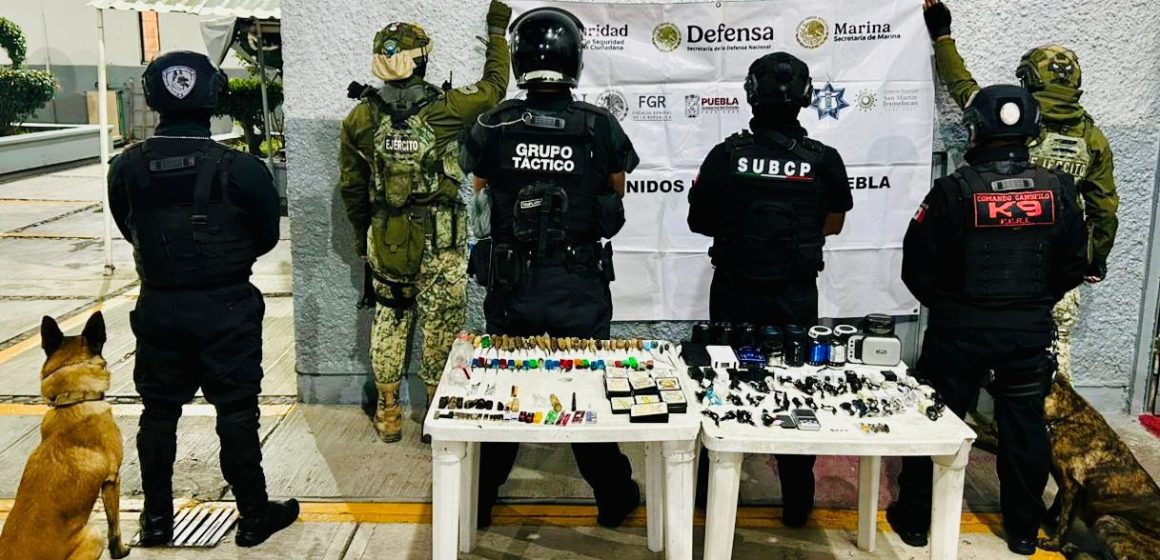 Realiza SSP operativos simultáneos en penales de Tepexi y San Pedro Cholula