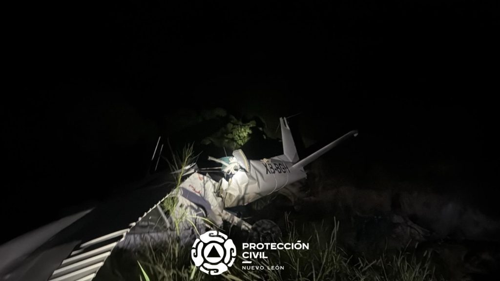 Caida de avioneta Nuevo Leon 1