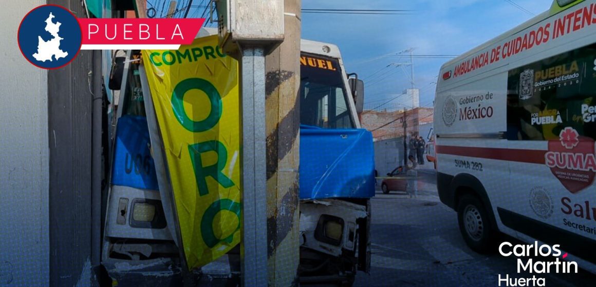 Ruta Remanente 1 atropella a mujer tras quedarse sin frenos
