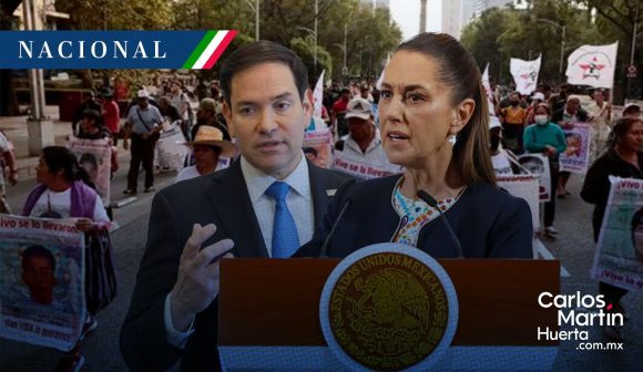 Sheinbaum pidió a Marco Rubio la extradición de dos implicados en caso Ayotzinapa