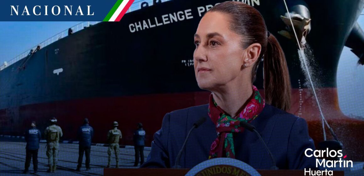 Sheinbaum: “No hay certeza” de implicación de capitán de Marina en huachicol fiscal