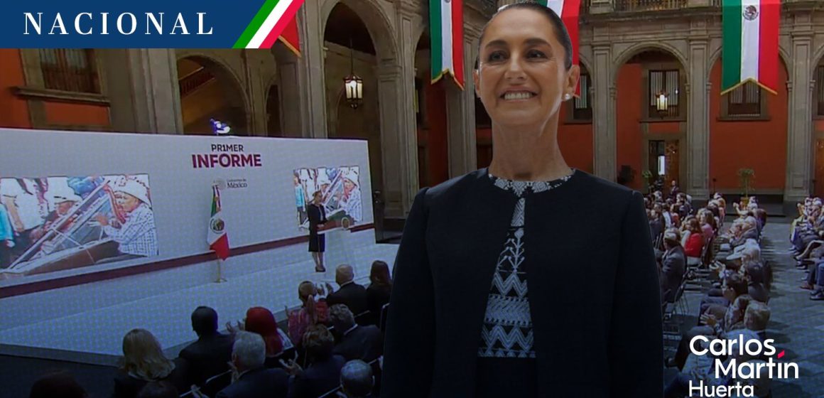 “Vamos bien y vamos a ir mejor”: Sheinbaum en su Primer Informe de Gobierno