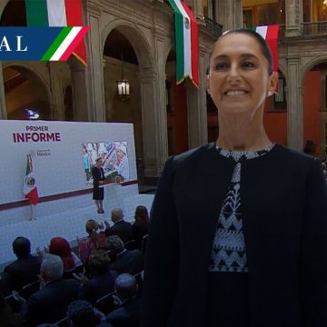 “Vamos bien y vamos a ir mejor”: Sheinbaum en su Primer Informe de Gobierno