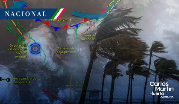 Clima en México: Monzón y frente frío generarán lluvias intensas