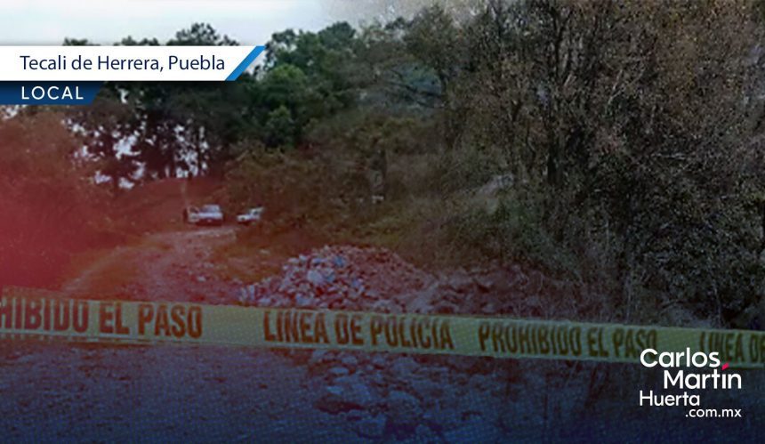 Cuerpo Tecali de Herrera Hallan cadáver con impacto de bala y devorado por la fauna en Tecali de Herrera