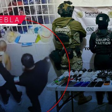 Investigan a custodio de Huejotzingo por golpear a reo; SSP realizó cateo en el penal