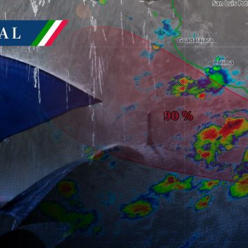 Desarrollo de ciclón tropical generará lluvias en el Pacífico y Centro de México