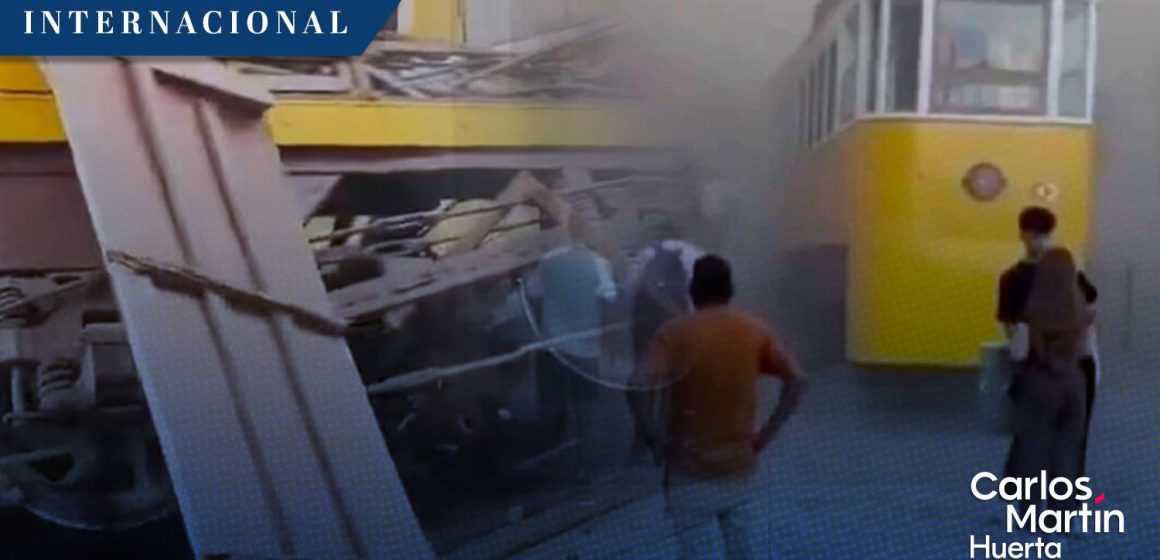 Descarrila icónico funicular en Lisboa; hay tres muertos y una veintena de heridos