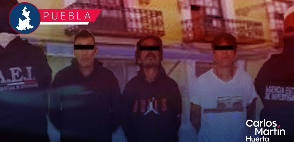 Detienen a tres hombres vinculados con el hallazgo de un cuerpo en un tambo en Puebla
