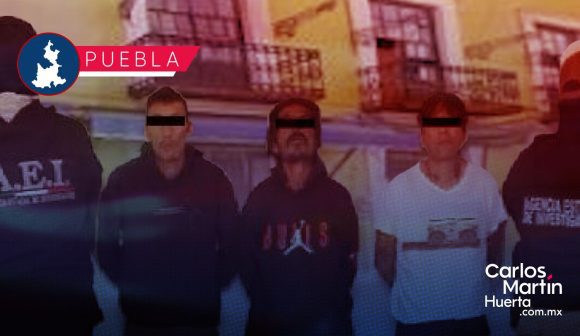 Detienen a tres hombres vinculados con el hallazgo de un cuerpo en un tambo en Puebla