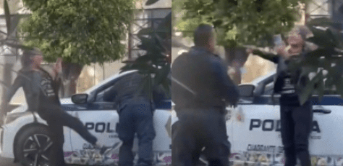 “Lady Patadas”: mujer agrede a policía de la SSC en CDMX y termina detenida