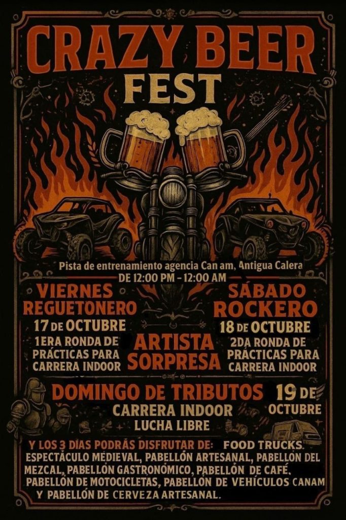 El Crazy Beer Fest 2025 llega a Puebla en octubre