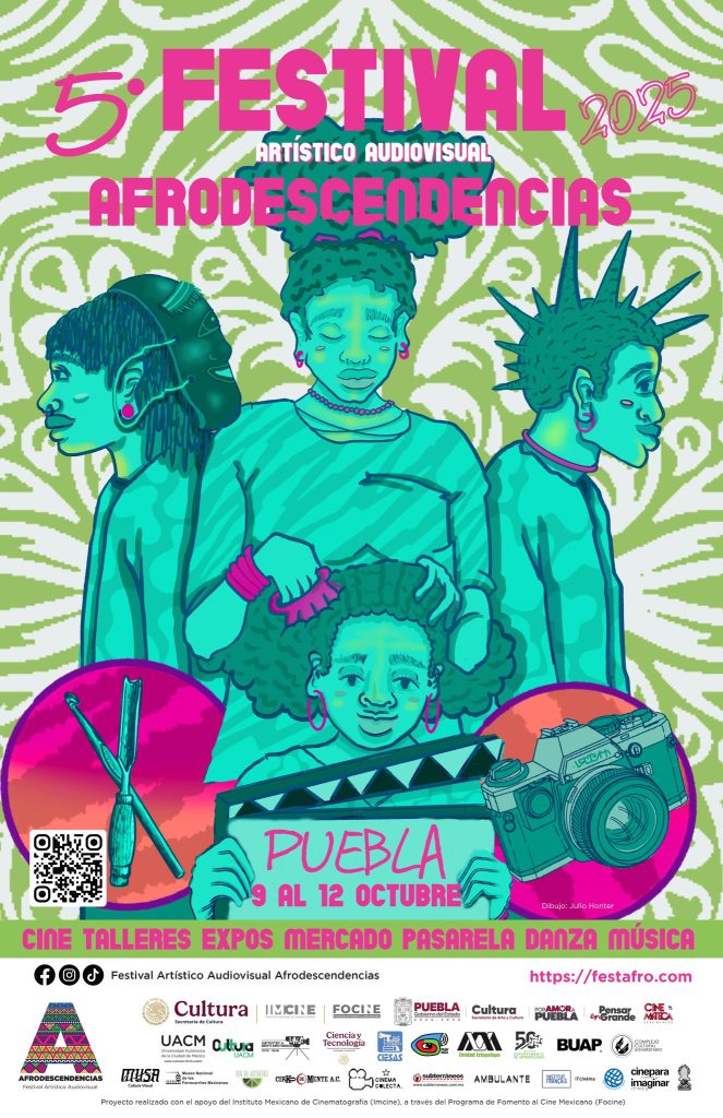 El Festival Artístico Audiovisual Afrodescendencias 2025 llega a Puebla en octubre