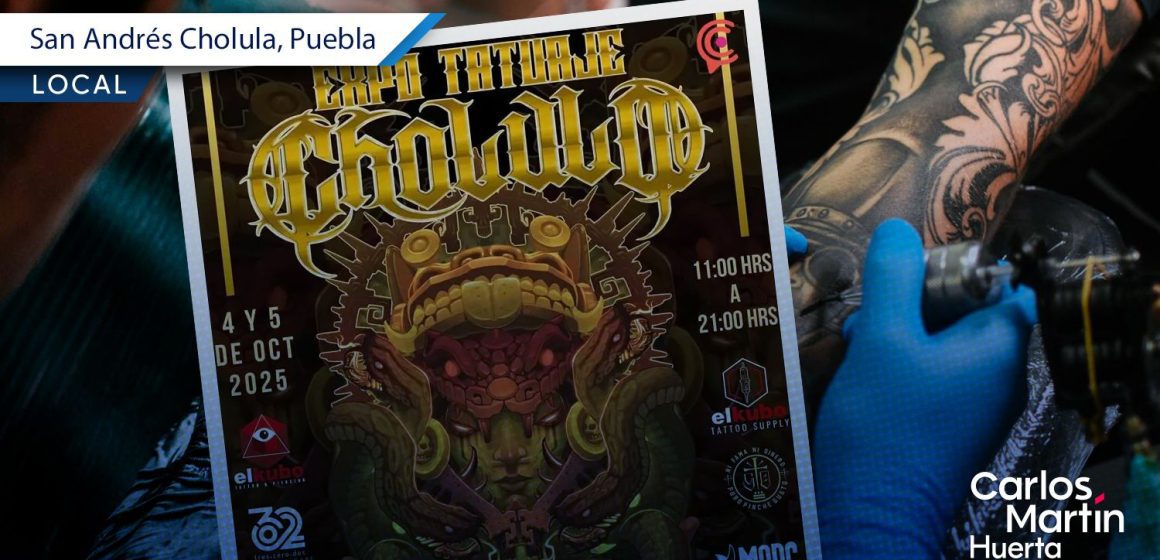 Expo Tatuaje Cholula 2025 destinará ganancias a la casa hogar “Vivir de Amor”