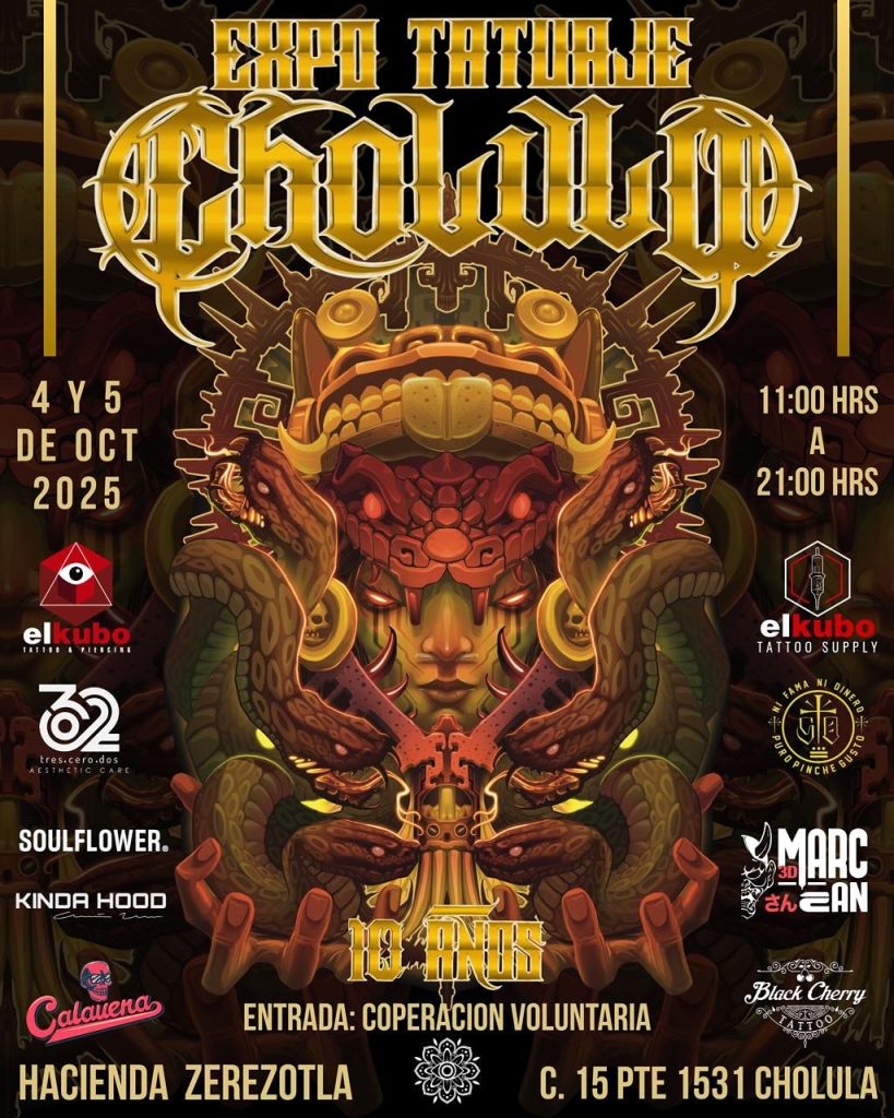 Expo Tatuaje Cholula 2025 destinará ganancias a la casa hogar "Vivir de Amor"