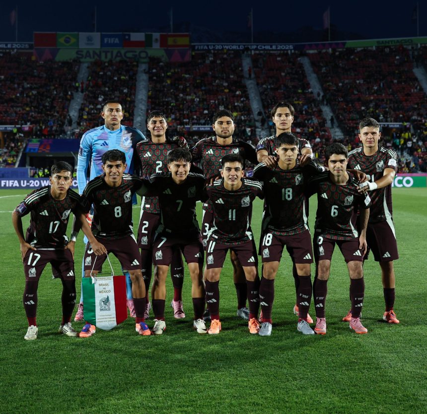 México y Brasil empatan 2-2 en el Mundial Sub-20 Chile 2025
