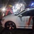 Rescatan a ocupantes de cuatro vehículos varados por inundación en bulevar Carmelitas