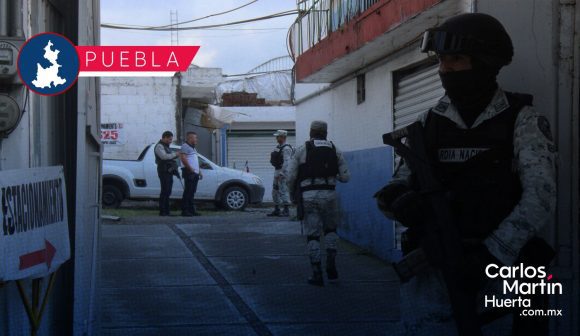 Guardia Nacional realiza operativo y recupera motocicleta robada cerca del Mercado Morelos