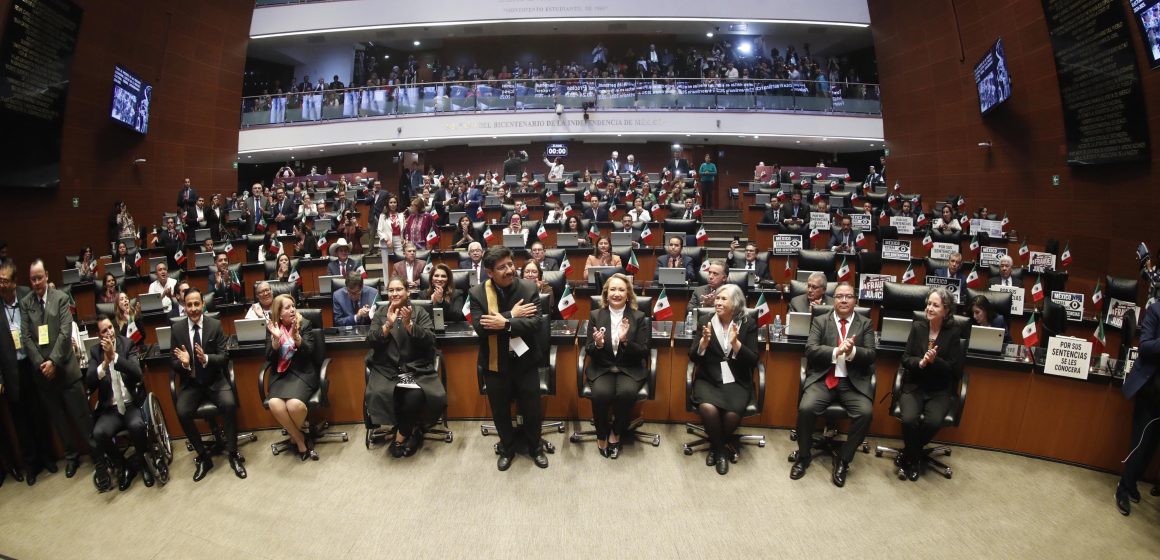 Nuevos ministros de la SCJN rinden protesta ante el Senado en histórica sesión