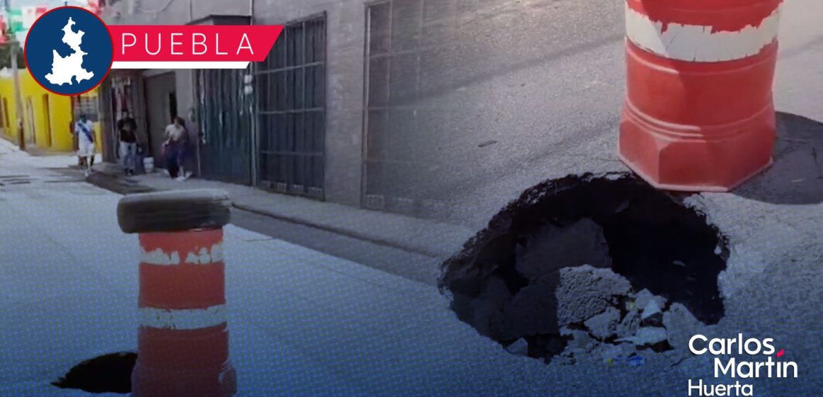 Alertan por hundimiento en el Barrio de Analco; vecinos piden intervención
