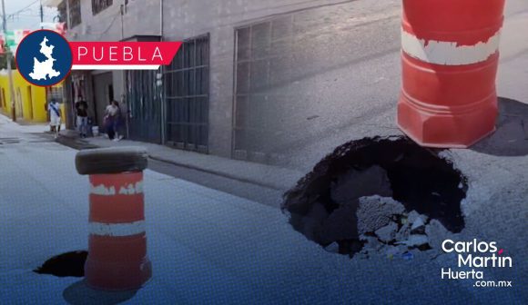 Alertan por hundimiento en el Barrio de Analco; vecinos piden intervención