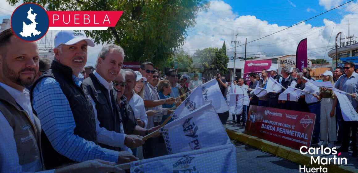 Inicia construcción de barda perimetral en la Central de Abasto