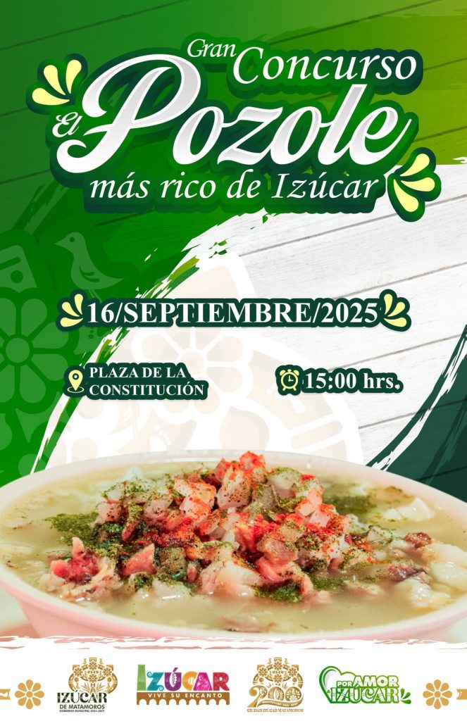 Invitan al Concurso "El pozole más rico de Izúcar" 2025 2 Invitan al Concurso 22El pozole mas rico de Izucar22 2025 3