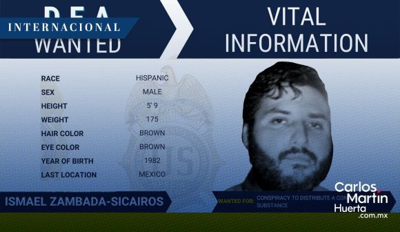 DEA emite ficha de búsqueda contra “Mayito Flaco”, hijo de “El Mayo” Zambada