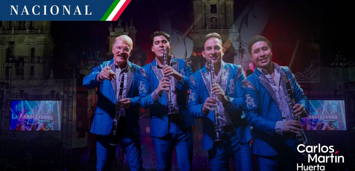 La Arrolladora Banda El Limón se presentará en el Zócalo de CDMX